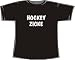Sports : Hockey Zicke; T-Shirt schwarz