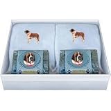 Double Gift Box with St. Bernard Soap & Towel