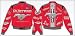 Ford Mustang Collage Adult 2009 Red Twill Jacket