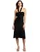 Wrapper Women's Knit Maxi Dress With Macrame Tie Detail, Black, Small 4/6