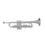 Blessing 1266 Student Bb Trumpet in Silver
