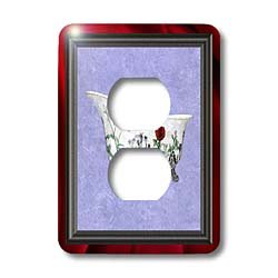 Susan Brown Designs General Themes - Pamper Yourself - Light Switch Covers - 2 plug outlet cover
