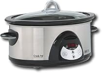 Rival SCVC604HSS 6 Qt. Removable Crock Pot Slow Cooker