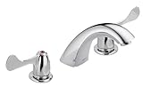 Delta Faucet 3549LF-WFLGHDF Classic Two Handle Widespread Lavatory Faucet- Less Grid Strainer, Chrom