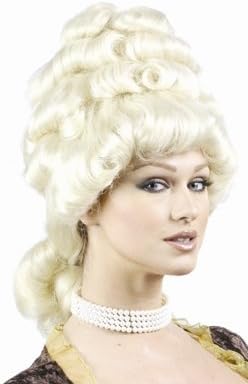 Womens Marie Antoinette Colonial Halloween Costume Wig Adult