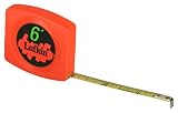 Lufkin W616BO 1/4-Inch x 6-Foot Pee Wee Pocket Tape, Hi-Viz Orange Case