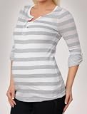A Pea in the Pod Collection: Splendid 3/4 Sleeve V-neck Tab Cuff Maternity T Shirt