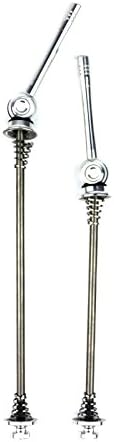 Asiancyclexpress Titanium Axle, M5 ï¹’Cnc Light Bicycle Titanium Skwers Road Quick Release Sk02 (Silver)