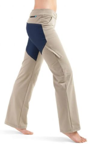Top Dekk Gigi Sailing Pants-khaki w/navy seat-Size 12