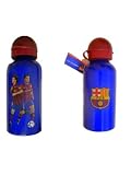 Official Licensed Genuine Fc Barcelona Drinking Aluminum Water Bottle - With Player Images