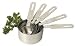 RSVP Endurance Stainless-Steel Measuring Cups, Set of 5