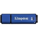 Kingston 8GB DataTraveler Vault Privacy Edition USB 2.0 Flash Drive. 8GB USB 256BIT ENCRYPT PRIVACY TAA COMPLIANT USB-FL. 8 GB - USB - External