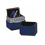 Ultra Pro Satin Deck Box (Blue) - Ideal for YuGiOh!, Pokemon, Magic: The Gathering, World of Warcraft Trading Card Games