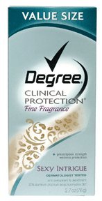 Degree Anti-perspirant Clinic Protection Women Sexy Intrigue, 2.7 Oz