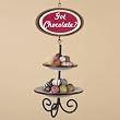Chocolate Shop Cake Tier Dessert Christmas Ornament 6"