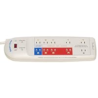 Smart Strip LCG4 Energy Saving Power Strip with Autoswitching Technology and Fax/Modem Surge Protection