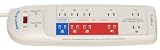 Smart Strip LCG4 Energy Saving Power Strip with Autoswitching Technology and Fax/Modem Surge Protection