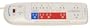 Smart Strip LCG4 Energy Saving Power Strip with Autoswitching Technology and Fax/Modem Surge Protection