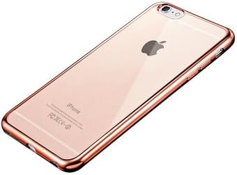SquidCam Bumper case - Iphone 6 6s TPU slim case - minimalist simple, durable and protective (rose gold)