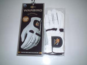 CALLAWAY GOLF 2011 WARBIRD GOLF GLOVES, 2 PACK. 