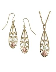 10K Black Hills Gold Jewelry Set