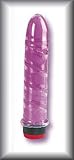 6 3/4 Inch Multi-Speed Vibrating Massager With Scented Jelly Sleeve - Grape Scented
