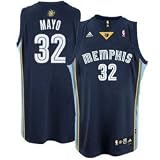 adidas Memphis Grizzlies #32 O.J. Mayo Navy Blue Swingman Basketball Jersey
