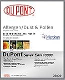 DuPont Pleated Air Filter, MERV 10, SILVER EXTRA 12x12 (6-pack)