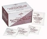 ^Povidone Iodine Prep Pads   Povidone Iodine Swabsticks, Singles Min.Order is 1 EA