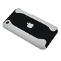 Black/White 2-piece hard case & vinyl screen protector package for the Apple iPhone 3G & 3GS