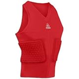 McDavid 7860 Men's Hoops HexPad Shirt Scarlet X-Large