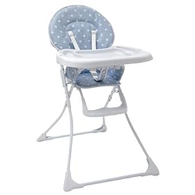 Dotti Highchair in Blue and White