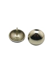 Home Improvement: Generic Metal Bubble Nails 0.63" Diameter Color Silvery for Sofa Decoration Pack of 30 - Ailisi