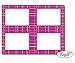 4-up Postcards Purple Plaid