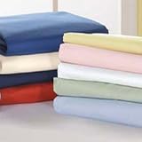 Crib & Toddler Poly/Cotton Sheets - Color: White - Flat