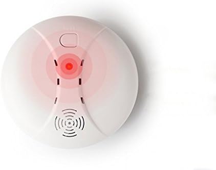 BYouker 9V Battery-operated LED Sensor Combination Smoke/CO Carbon Monoxide Detector Home Safety Alarm with Voice Warning Detector Tester