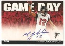 2011 Topps Game Day Autographs #GDA-MJE Michael Jenkins - Atlanta Falcons (Autographed Card)(Football Cards)