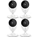 EZVIZ Mini O 1080p - Wireless Wi-Fi Cloud Camera, Home Video Monitoring Security Camera, Works with Alexa (Four-Pack)