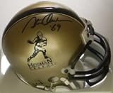 Steve Owens Autographed/Hand Signed Heisman Replica Mini Helmet
