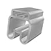 Cembre 4008530, PMF-03 90390 Transparent Cable Holder, 4 Packs of 1000 pcs