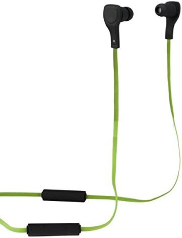 Coolpers Bluetooth 3.0 Sports Wireless In-ear Earbud Headset Headphone for 4hrs of Music Streaming & Hands-free Phone Call Talking with Ergonomic Human Engineering Secure Fit Design, 100hrs of Pure Standby Time, Built-in Mic & More (Green)