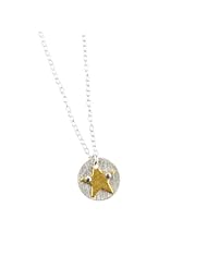 Zina Kao Sterling Silver & Gold Vermeil Star Necklace