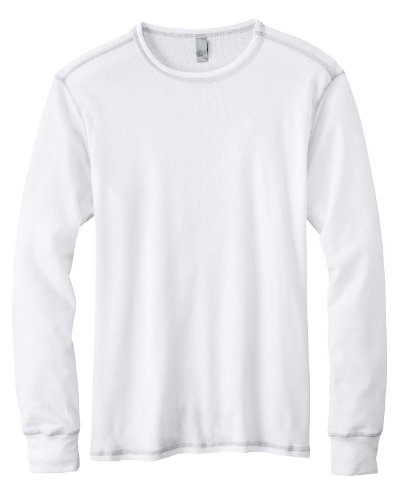 Canvas Mens 4.5 oz. Lombard Thermal, WHITE/GREY, Medium