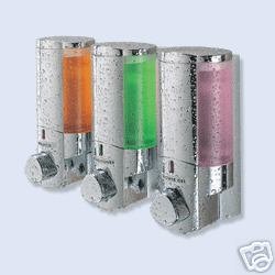 Triple Chamber Mounting Shower Soap Dispenser (Chrome) (10.5