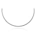 Sterling Silver 4mm Omega Chain Necklace, 16