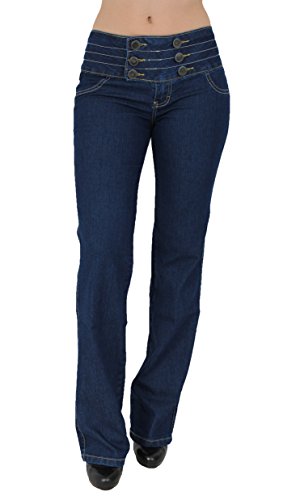 Style 3027 - Colombian Design Butt lift, Levanta Cola, Boot Leg Jeans