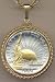 Statue of Liberty Half Dollar (1986) Two Tone Rope Bezel U.S. Coin with 24 Chain