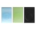 2nd Generation Apple iPod Shuffle Metal Silicon Skin Case - 6 Color Option , 3PACK-BLACK/BLUE/GREEN