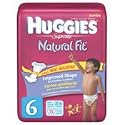 Huggies Supreme Diapers Step 6 (Over 35 Lbs) Natural Fit Jumbo Pack - 22 Per Pack, 4 Packs