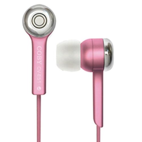 Coby Jammerz High Performance Isolation Stereo Earphones CVE52PNK (Pink) 31KpkTqK9aL Coby Jammerz High Performance Isolation Stereo Earphones CVE52PNK (Pink)